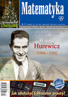 okładka czasopisma Matematyka nr 11 grudzień 2012 (390)